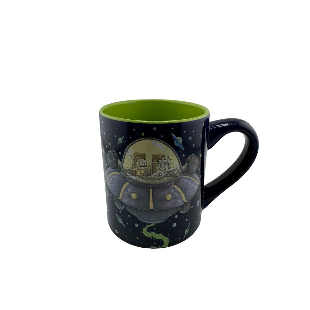 Cartoon Network Rick & Morty Adult Swim Spaceship Coffee Mug